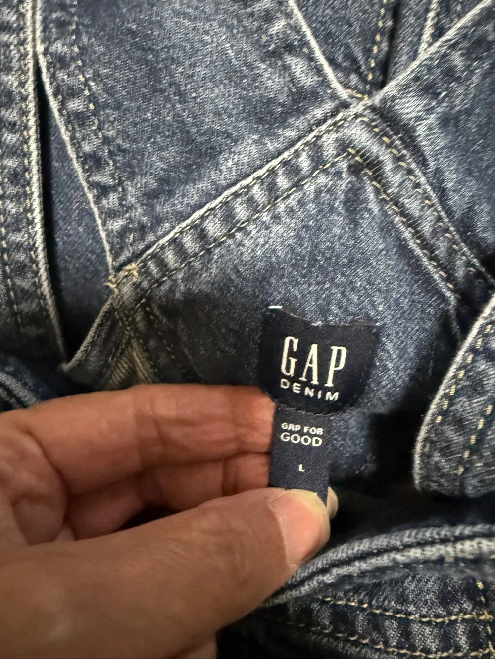 GAP Blue Denim Shortall Overalls for Kids